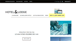 Desktop Screenshot of hoteletlodge.fr